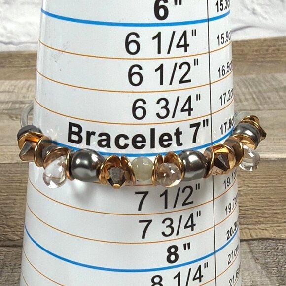 Coeur De Lion Rose Gold Hematite Crystal Bracelet Handmade Germany COA Gift Box - Picture 14 of 16